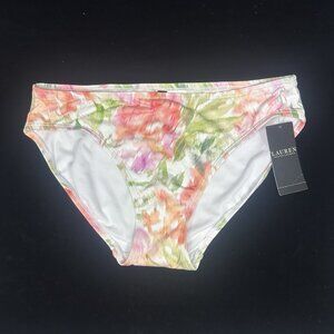 Lauren Ralph Lauren Womens Size 8 Pastel Floral Bikini Bottom Tropical Swimwear